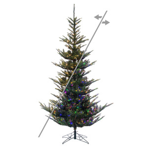 Vickerman G160278LEDCC - 7.5 ft Alberta Spruce Prelit Color Changing LED Christmas Tree