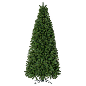 Vickerman G237475 - 7.5 ft Deluxe Sequoia Slim Pine Unlit Christmas Tree