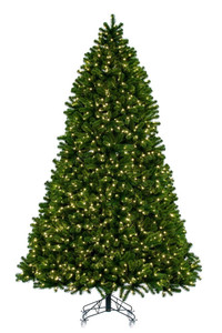 Vickerman G237586LED - 10 ft Deluxe Sequoia Pine Prelit Warm White LED Christmas Tree