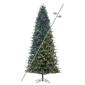 Vickerman G254293LEDCC - 12 ft Vermont Spruce Prelit Color Changing LED Christmas Tree 