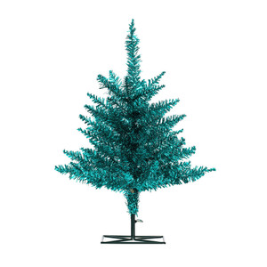 Vickerman K160930 - 3 ft Aqua Fir Unlit Christmas Tree 