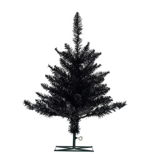 Vickerman K161720 - 2 ft Black Fir Unlit Christmas Tree