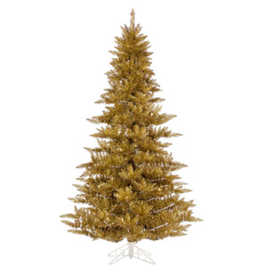 Vickerman K235430 - 3 ft Gold Fir Unlit Christmas Tree
