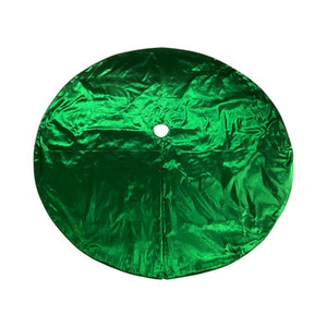 Vickerman QTX24023 - 84" Green Metallic Christmas Tree Skirt