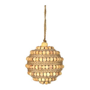 Vickerman JE233503 - 3 inch Natural Ball Christmas Ornament - 4 Pack