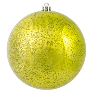 Vickerman M166673D - 8 inch Lime Shiny Mercury Ball Christmas Ornament
