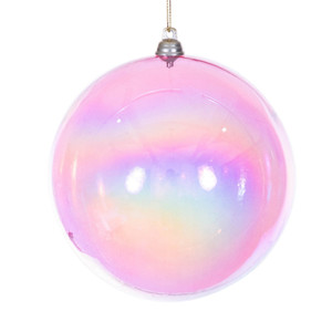Vickerman MC250279W - 4.75 inch Pink Ball Christmas Ornament - 3 Pack