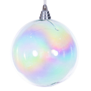 Vickerman MC250332W - 6 inch Baby Blue Ball Christmas Ornament - 2 Pack