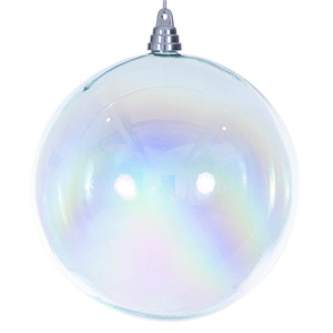 Vickerman MC250432W - 8 inch Baby Blue Ball Christmas Ornament