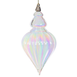 Vickerman MC251938W - 12 inch Champagne Drop Christmas Ornament