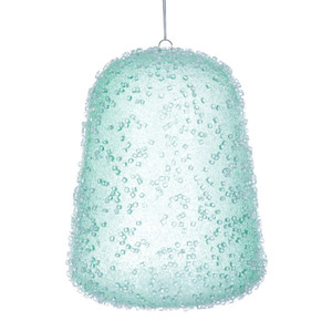Vickerman MC254244W - 8 inch Seafoam Gum Drop Christmas Ornament 