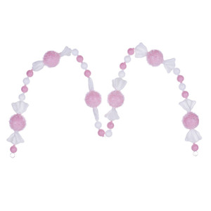 Vickerman MC254679 - Pink Candy Candy Christmas Ornament 