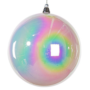 Vickerman MC255411W - 10 inch White Ball Christmas Ornament