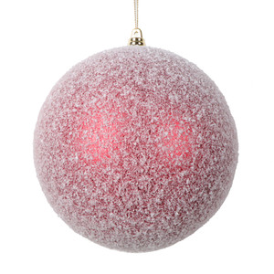 Vickerman MT220503W - 6 inch Red Matte Ball Christmas Ornament - 2 Pack