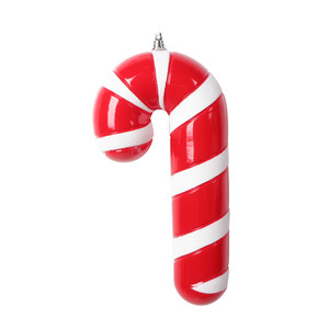 Vickerman MT227303 - 11 inch Red Enamel Candy Cane Christmas Ornament