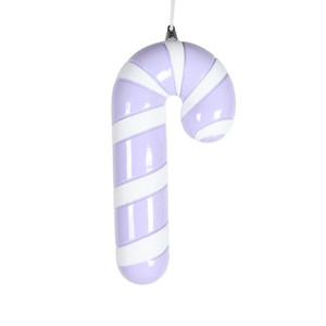 Vickerman MT227366 - 11 inch Lavender Enamel Candy Cane Christmas Ornament 