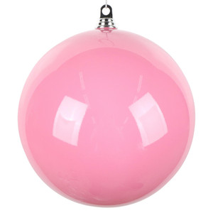 Vickerman MT251059W - 10 inch Hot Pink Enamel Ball Christmas Ornament