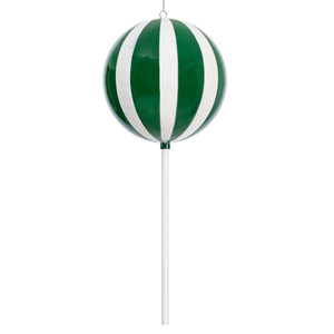 Vickerman MT252404W - 23.6 inch Green Enamel Lollipop Christmas Ornament 