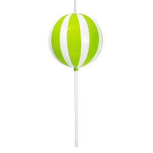 Vickerman MT252473W - 23.6 inch Lime Enamel Lollipop Christmas Ornament
