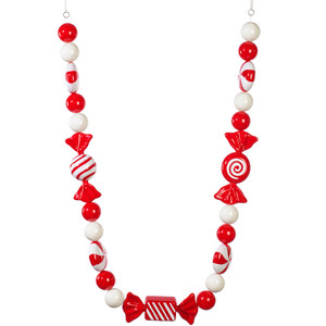 Vickerman MT253403 - 5.5 inch Red Enamel Candy Candy Christmas Ornament