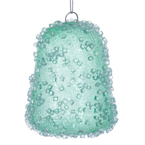 Vickerman MT254444W - 3.5 inch Seafoam Gum Drop Christmas Ornament - 3 Pack
