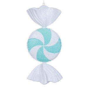 Vickerman MT255244W - 18 inch Seafoam Candy Candy Christmas Ornament