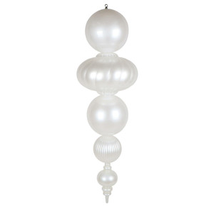 Vickerman MT257011UV - 54 inch Apple Candy Finial Outdoor Christmas Ornament