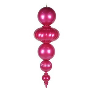 Vickerman MT257059UV - 54 inch Hot Pink Candy Finial Outdoor Christmas Ornament 