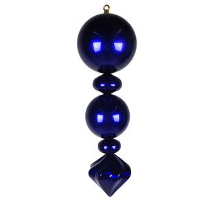 Vickerman MT257466 - 24 inch Purple Candy Finial Christmas Ornament