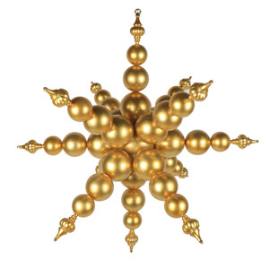 Vickerman MT257808UV - 39 inch Gold Candy Finial Outdoor Christmas Ornament