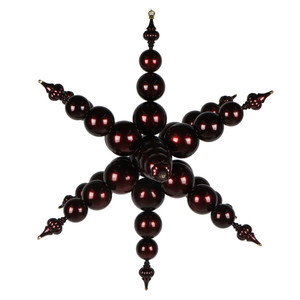 Vickerman MT257865UV - 39 inch Burgundy Candy Finial Outdoor Christmas Ornament