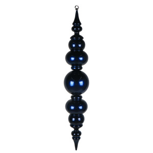 Vickerman MT258002 - 34 inch Blue Candy Finial Christmas Ornament