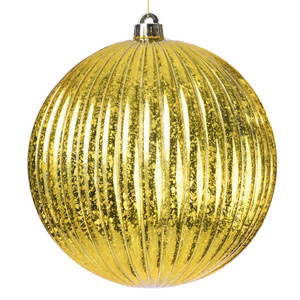 Vickerman N162508D - 8 inch Gold Mercury Ball Christmas Ornament
