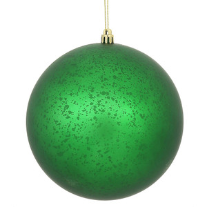 Vickerman N176404D - 8 inch Green Matte Mercury Ball Christmas Ornament