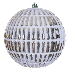 Vickerman N232738D - 6 inch Champagne Ball Christmas Ornament