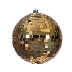 Vickerman N233208D - 4.75 inch Gold Ball Christmas Ornament - 4 Pack 