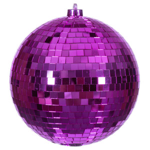 Vickerman N233470D - 8 inch Fuchsia Ball Christmas Ornament
