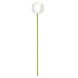 Vickerman N234338SV - 3 inch Champagne Shiny Ball on 18 inch Stick Christmas Ornament - 12 Pack