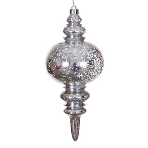 Vickerman N241543D - 13 inch Oat Mercury Finial Christmas Ornament 
