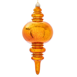 Vickerman N241588D - 13 inch Copper Mercury Finial Christmas Ornament