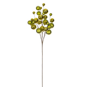 Vickerman N254173 - 30 inch Lime Matte Shiny Ball Christmas Ornament