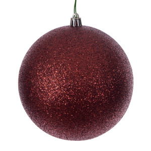 Vickerman N590763DG - 2.75 inch Crimson Glitter Ball Christmas Ornament