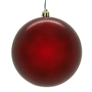 Vickerman N591263DPV - 4.75 inch Crimson Pearl Ball Outdoor Christmas Ornament