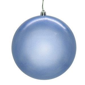 Vickerman N592029DPVL - 8 inch Periwinkle Pearl Seamless Ball Outdoor Christmas Ornament
