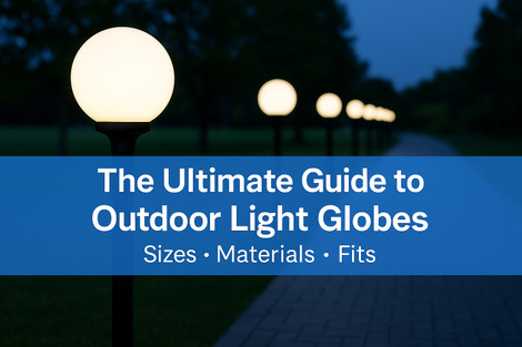 The Ultimate Guide to Outdoor Light Globes (Sizes, Materials, Fits)