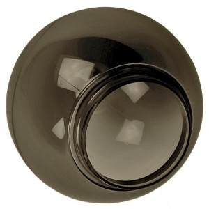 LBS Lighting Smoke 8" Plastic Light Globe with Threaded Screw Neck 