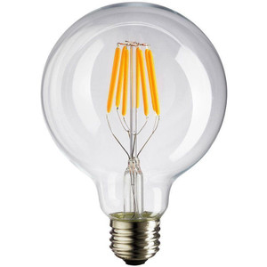  Sunlite 80450-SU G30/LED/AQ/6W/DIM/CL/22K LED Filament Bulb 