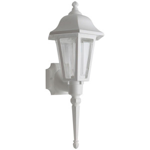 Incon Lighting 60W Max Long White Porch Wall Lantern 