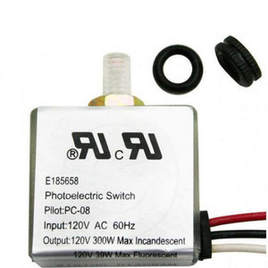  Pilot PC-08 Photoelectric Switch E185658 120V AC Photocontrol 