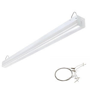 LBS Lighting 4ft LED Linear Suspension Strip Light 